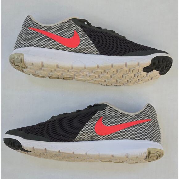 NIKE MENS ATHLETIC RUNNING SHOES SIZE 8.5 Red Black Gray - Picture 3 of 6